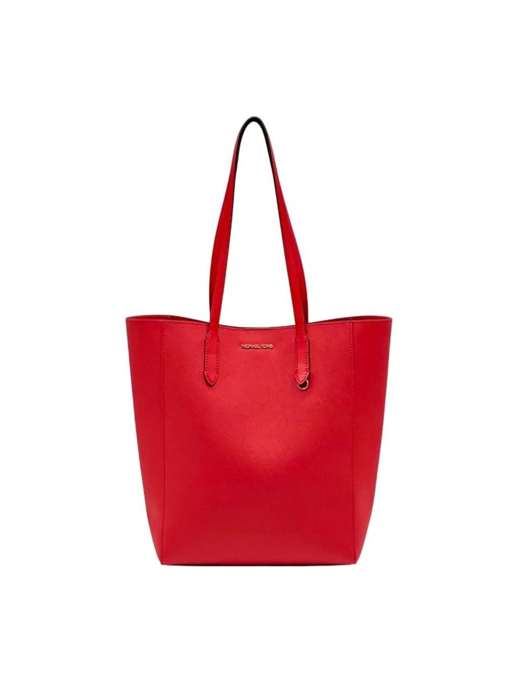 Michael Kors Red Vincent Large Saffiano Leather Tote Bag